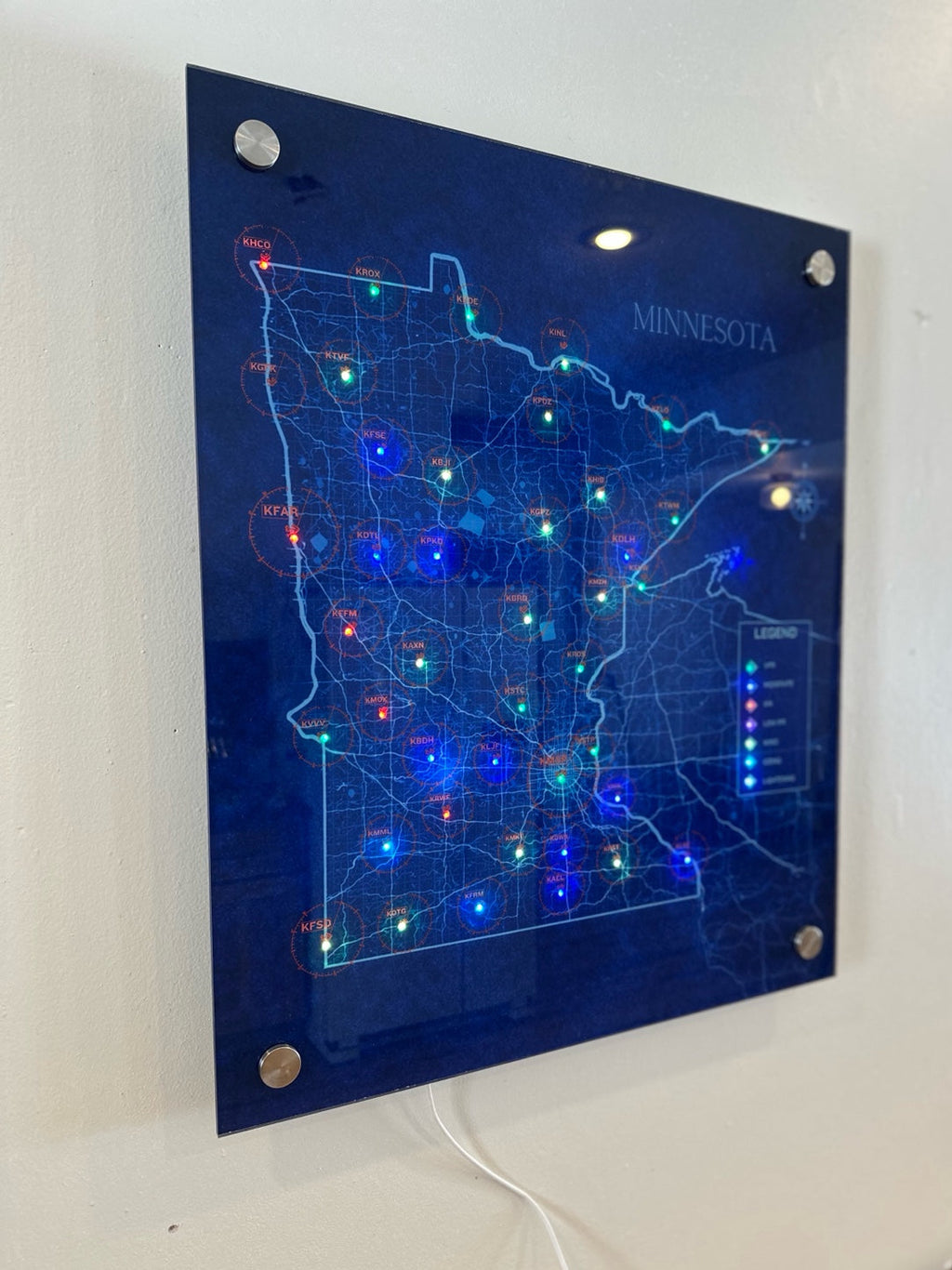Minnesota Live METAR Map