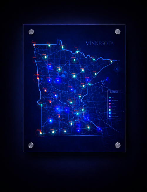 Minnesota Live METAR Map
