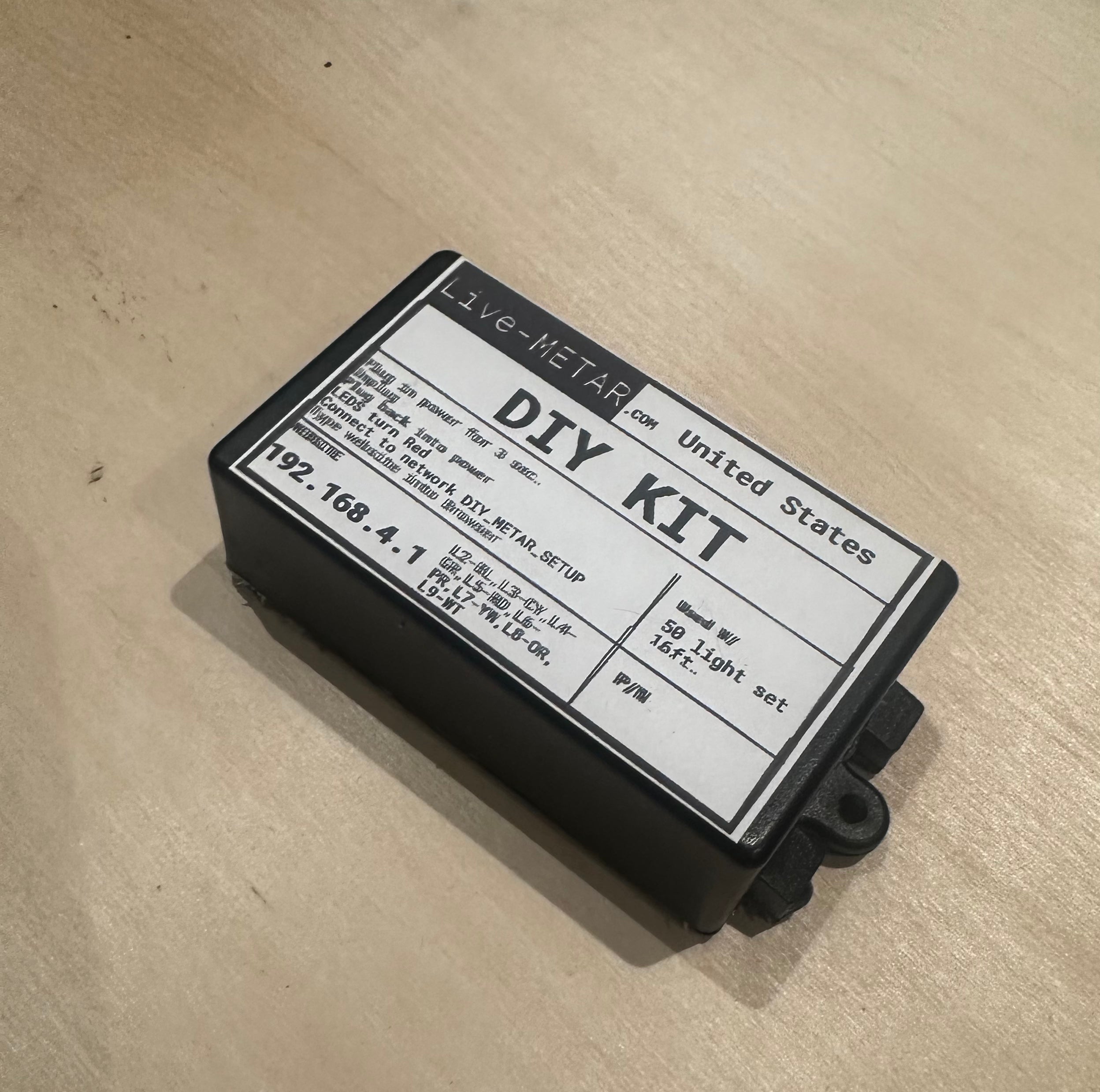 Live-METAR Map Kit – 50 Light DIY Builder Set